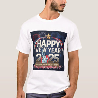Utformning av gott nytt år 2025 - Festive och Snyg T Shirt