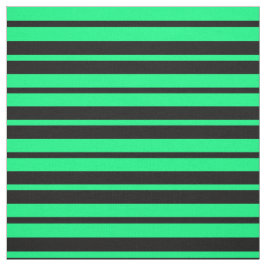 Utformning av grönt Black Rand Mönster Tyg