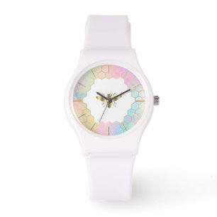 Utformning av gyllene bin armbandsur