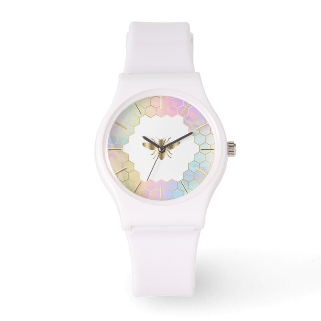 Utformning av gyllene bin armbandsur (Framsida)