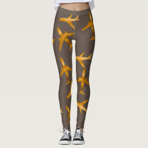 Utformning av gyllene flygplan eller flygplan leggings