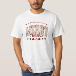 Utformning av Helgdag Festive Cute God jul T Shirt