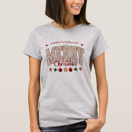 Utformning av Helgdag Festive Cute God jul T Shirt