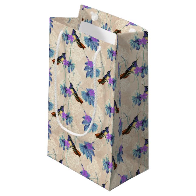 Utformning av Humming Birds Series Fyra Small Gift (Framsidan Vinklad)