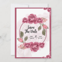 Utformning av inbjudningskort för Winter Weddinr P