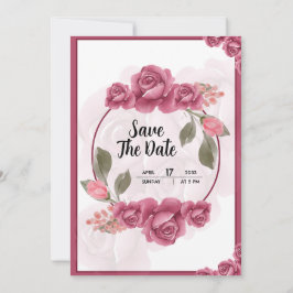 Utformning av inbjudningskort för Winter Weddinr P