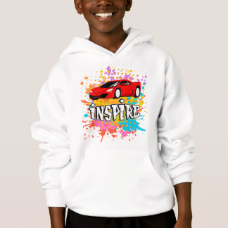 UTFORMNING AV INSPIRE CAR BOY T SHIRT