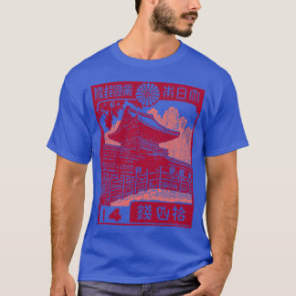 Utformning av japansk posterstämpel t shirt