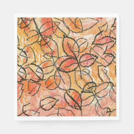 Utformning av jordade Löv på blöjor Pappersservett