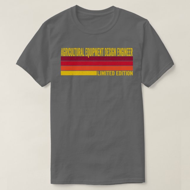 Utformning av jordbruksutrustning Ingenjör T Shirt (Design framsida)