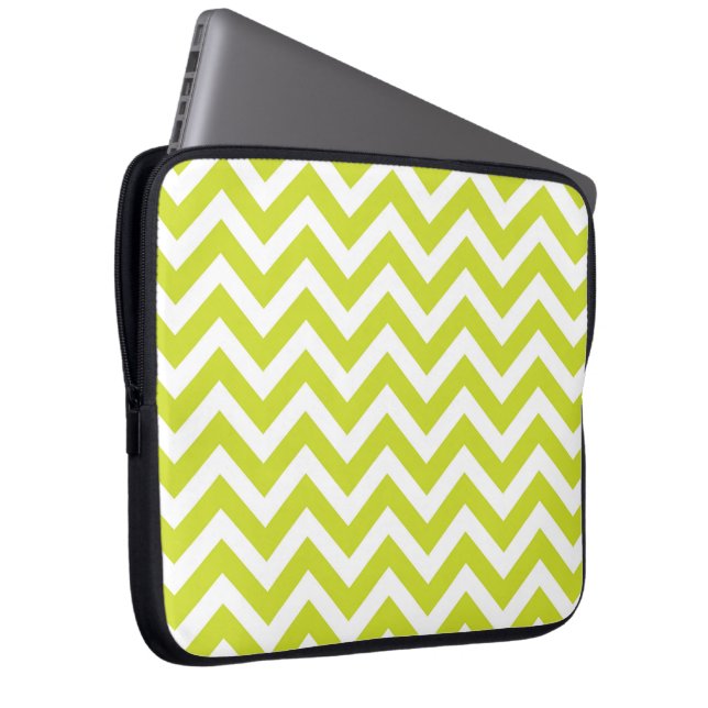 Utformning av kalk och vit skorv laptop sleeve (Framsidan Höger)
