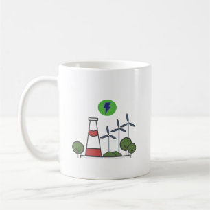 Utformning av kärnkraftverk kaffemugg