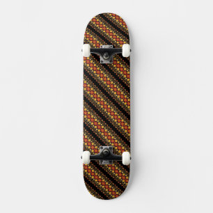 Utformning av kinesiska dekorativa ukrainska blomm mini skateboard bräda 18,5 cm