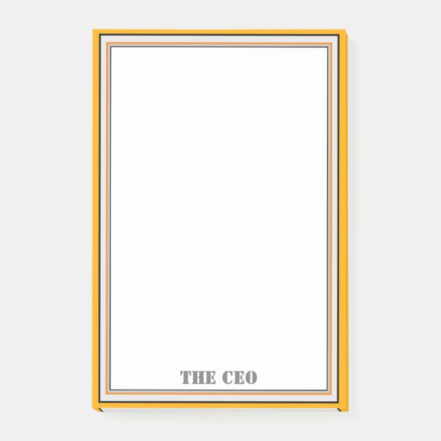 Utformning av klassisk Snyggt Post-it Block (Framsida)