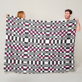 Utformning av kontrollpanel för Retro Fleecefilt