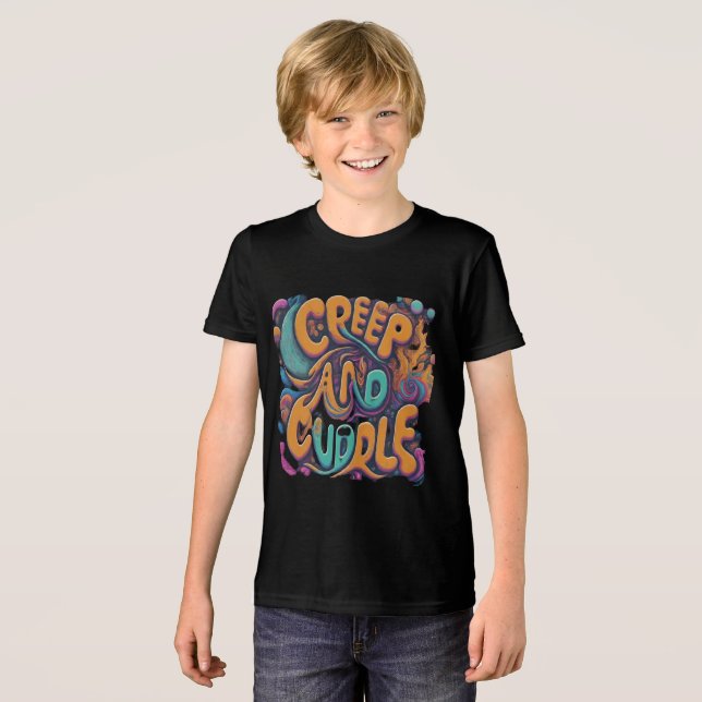 Utformning av krypning och stam t shirt (Framsida Full)