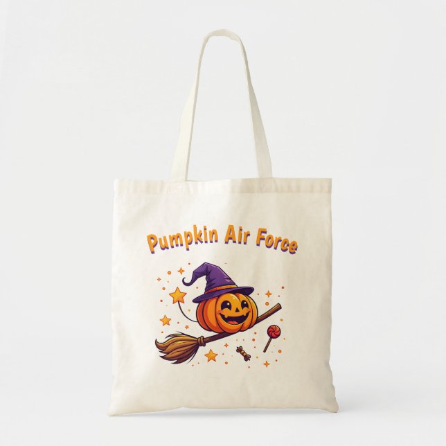 Utformning av kute-halloween-pumphumpen till säcke tygkasse (Framsidan)