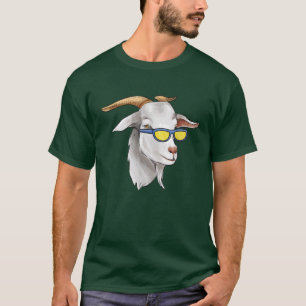 Utformning av kute-hippie-gethuvud Underbarare av T Shirt
