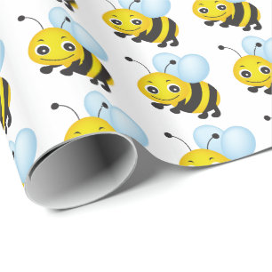 Utformning av kute och bin presentpapper