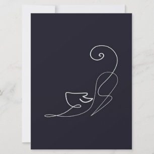 Utformning av kute Platta Cat Lovers Card