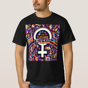Utformning av kvinnodagen i internationell t shirt