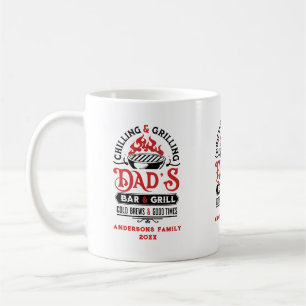 Utformning av kylning och grillning av pappa pub o kaffemugg