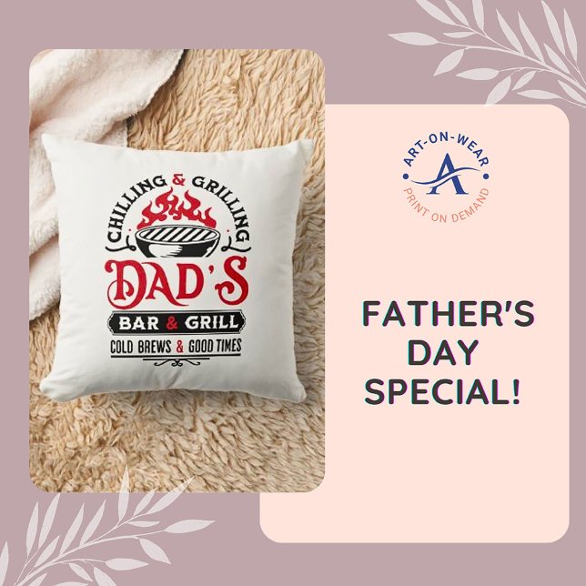 Utformning av kylning och grillning av pappa pub o kudde (Skapare uppladdad)