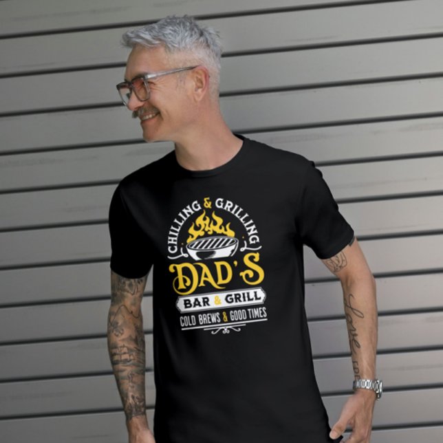 Utformning av kylning och grillning av pappa pub o t shirt (Skapare uppladdad)