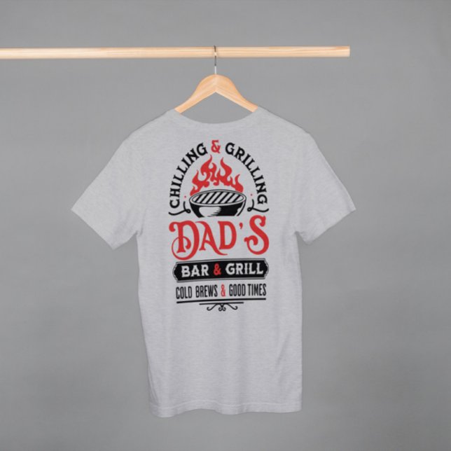 Utformning av kylning och grillning av pappa pub o t shirt (Skapare uppladdad)