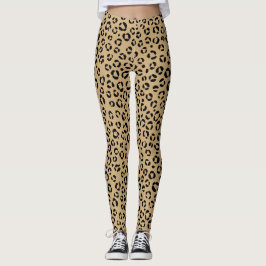 Utformning av leopard leggings