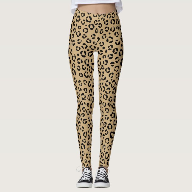 Utformning av leopard leggings (Framsida)
