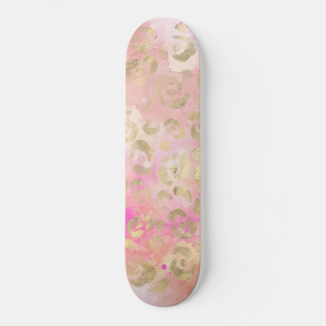 Utformning av Leopard Paint Series 5 Mini Skateboard Bräda 18,5 Cm (Framsida)