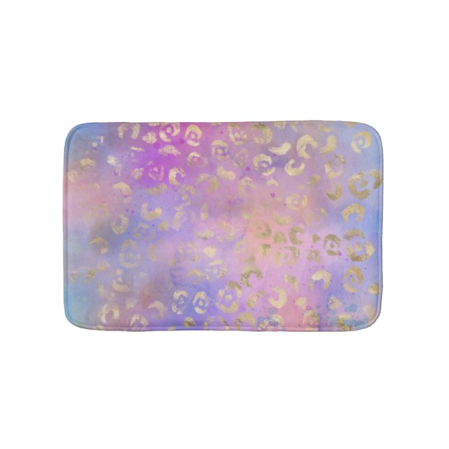 Utformning av Leopard Paint Series 8 Badrumsmatta (Framsidan)