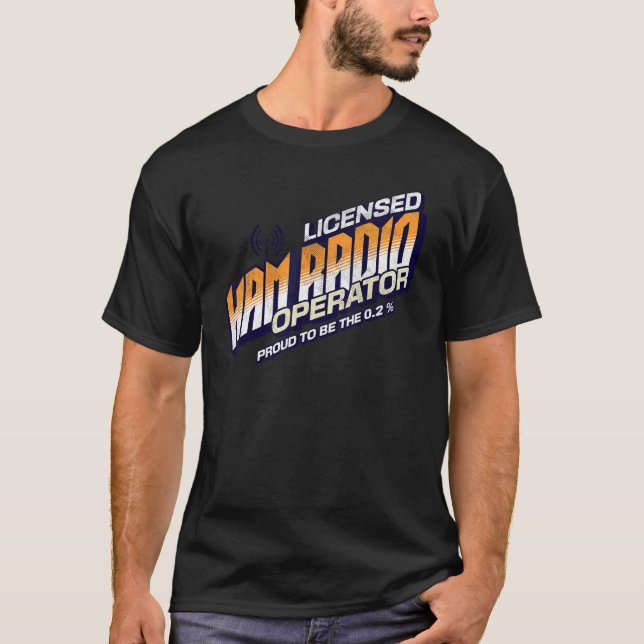 Utformning av licensierad ham-radiooperatör t shirt (Framsida)