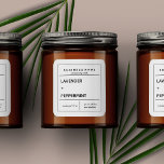 Utformning av ljusproduktsetikett fyrkantigt klistermärke<br><div class="desc">Modern minimalistisk design för produktetiketterna i personligen. Markera knappen Anpassa om du vill ändra text storlekt,  text färg och anpassa etiketten för ditt företag.</div>