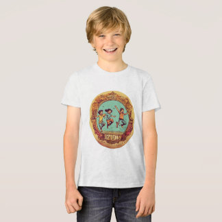 Utformning av logotypen för nöjesparksföretaget va t shirt