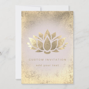 utformning av lotus blomma inbjudningar