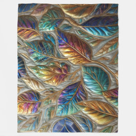 Utformning av Löv med avböjd beskärning Fleecefilt