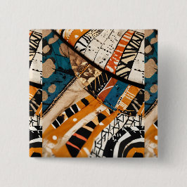 Utformning av lyxkaribiska Multifärgader Knapp