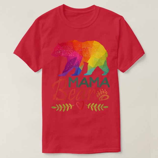Utformning av Mamman Bear Perfekt för alla underba T Shirt (Design framsida)