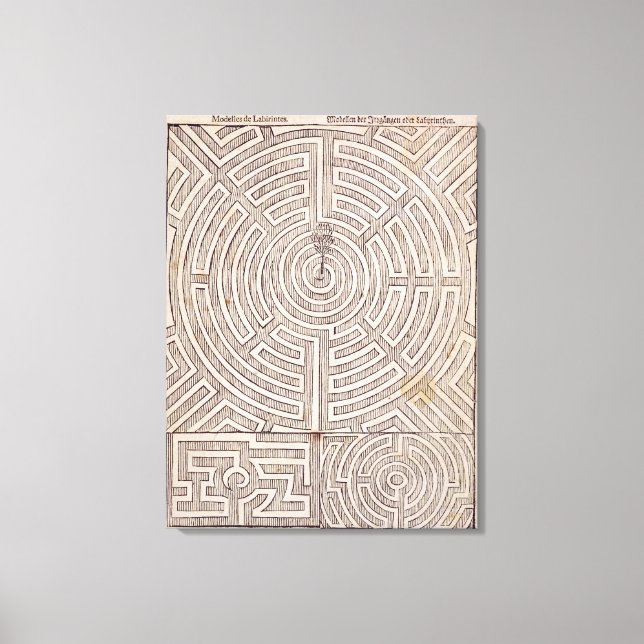 Utformning av marmelad, från "The Dutch Gardener"  Canvastryck (Framsida)