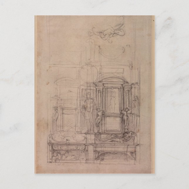 Utformning av Medici Chapel Vykort (Framsida)