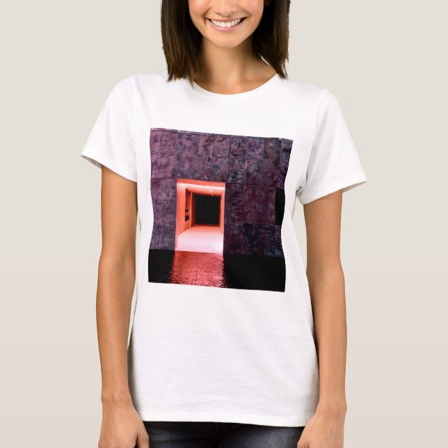 Utformning av minimalism för futuristiska - ren, f t shirt (Framsida)