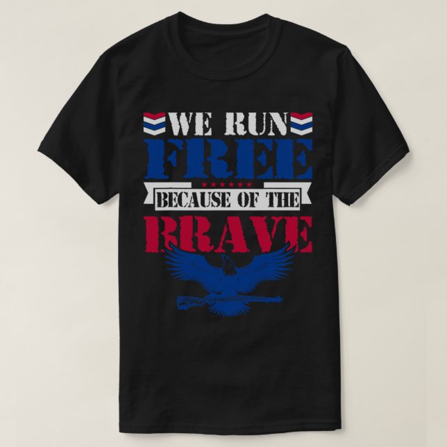 Utformning av minnesdagen för USA:s militära Manar T Shirt (Design framsida)
