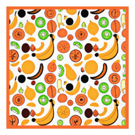 Utformning av Mönster i frukten Fototryck