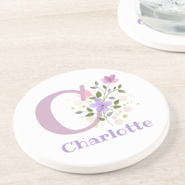 Utformning av Namn och blommor i början Underlägg (Skapare uppladdad)