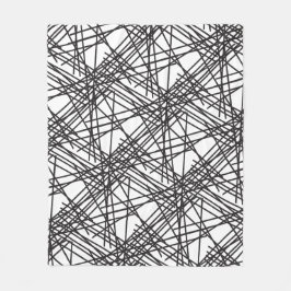 Utformning av näteffekt för svart linje fleecefilt