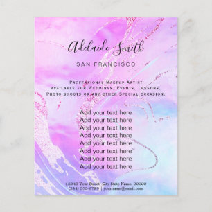 Utformning av nyplanterad vätskemarmor för lila flygblad