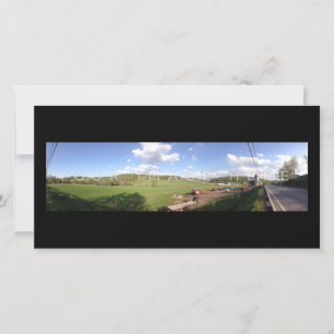 Utformning av panoramabilt fotkort för personlig