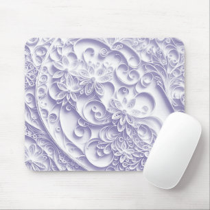 Utformning av Papper Quilling-Daisy för lila Musmatta